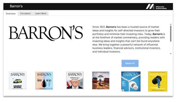 Barron's AAM profile