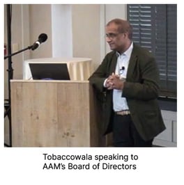 Tobaccowala speaking to AAM's Board of Directors