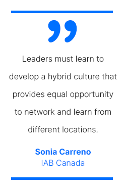 Sonia Carreno, IAB Canada, on hybrid work.